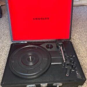 vintage crosley record player